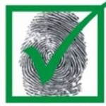 Fingerprint with Check Mark