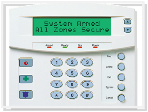 alarm keypad