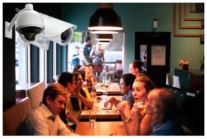 restaurant security camera installation